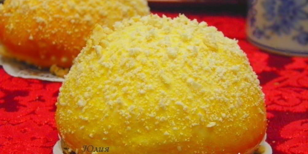 Рецепт сдобных булочек с посыпкой