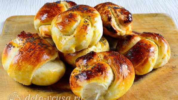 сладкие булочки из дрожжевого теста