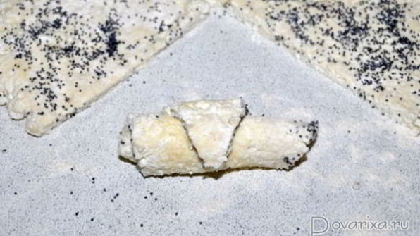 сырники-круассаны с маком