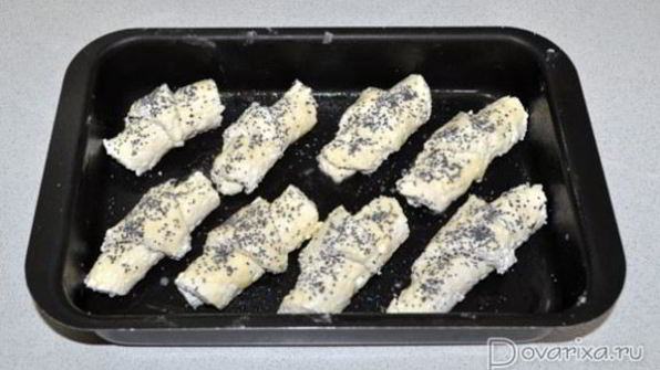 сырники-круассаны с маком