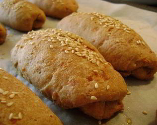 Сырные булочки с зеленью