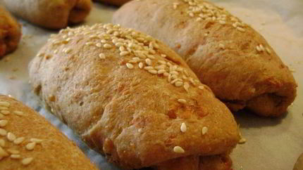 Сырные булочки с зеленью