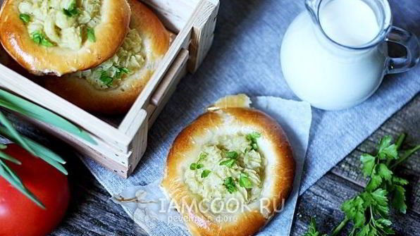 ватрушки с картошкой