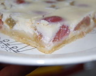 Безумие 6 Чизкейк ревень с виноградом