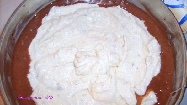 брауни с чизкейком