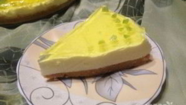быстрый лимонный чизкейк
