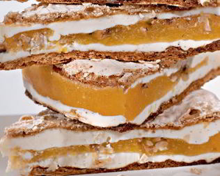 Чизкейк с абрикосовым желе