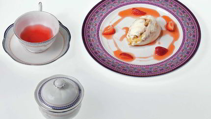 Чизкейк с клубникой