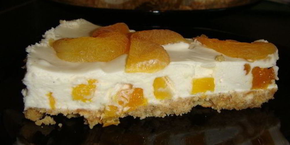 Рецепт чизкейка с курагой