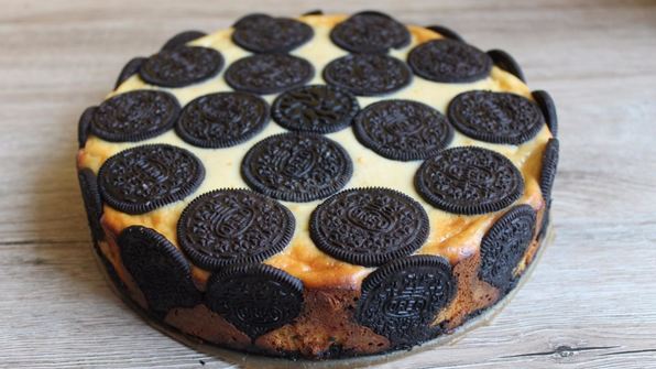 чизкейк с печеньем орео шоколадным