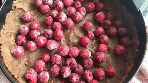 чизкейк шоколадная вишенка