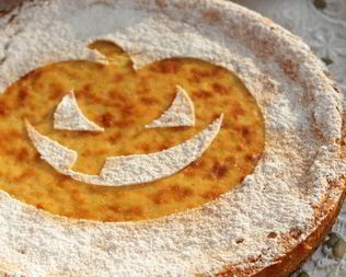 Чизкейк Веселая тыква с рикоттой и белым шоколадом