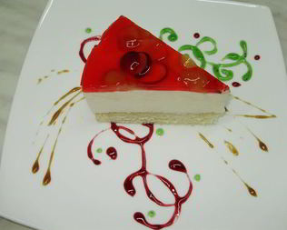 Холодно-ягодный чизкейк