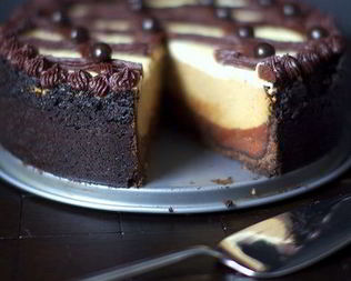 Кофейный чизкейк с помадкой