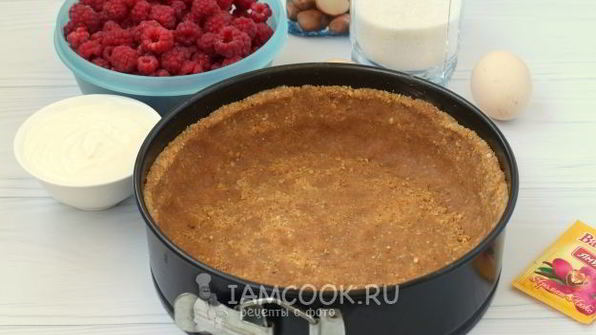 малиновый чизкейк