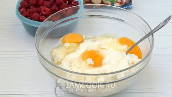 малиновый чизкейк