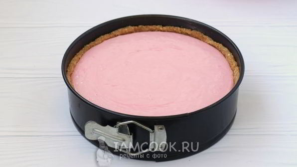 малиновый чизкейк