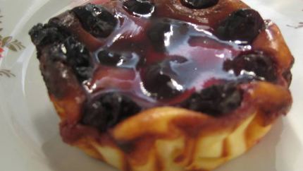 Мини-чизкейки с вишней