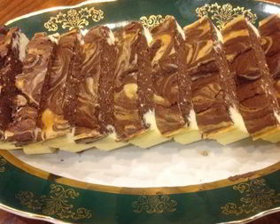 Мраморный чизкейк