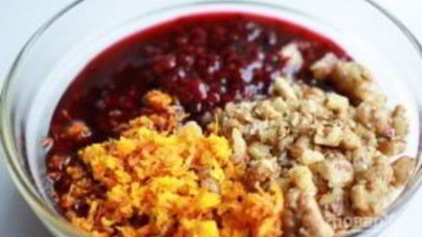 новогодний чизкейк с клюквой