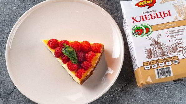 простой чизкейк на основе из хлебцев