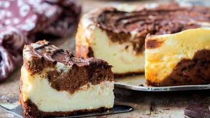 Шоколадно-сливочный чизкейк