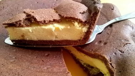 Шоколадный чизкейк из творога