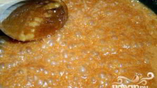 шоколадный чизкейк с карамелью