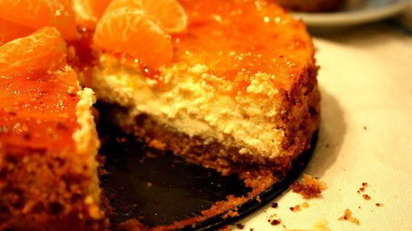 творожный чизкейк с шафраном