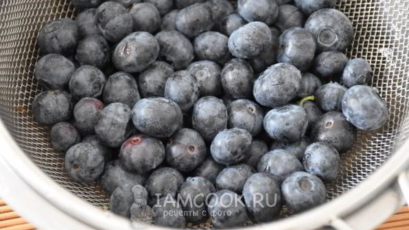 йогуртовый кекс с черникой