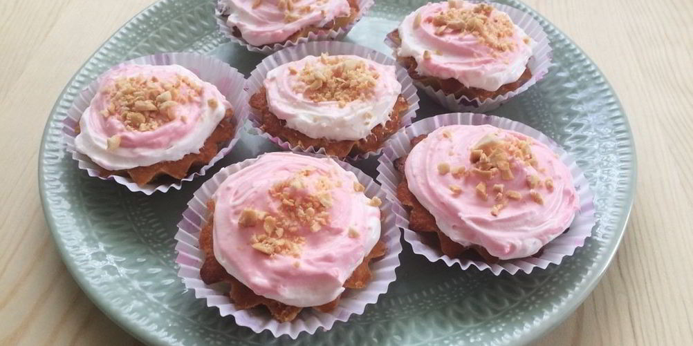 Рецепт капкейков с кокосовым кремом