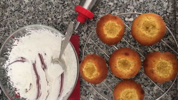 капкейки с кокосовым кремом