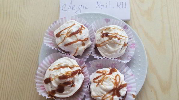 капкейки с кокосовым кремом