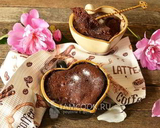 Кекс в микроволновке за 3 минуты