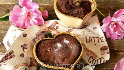 Кекс в микроволновке за 3 минуты