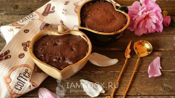 кекс в микроволновке за 3 минуты