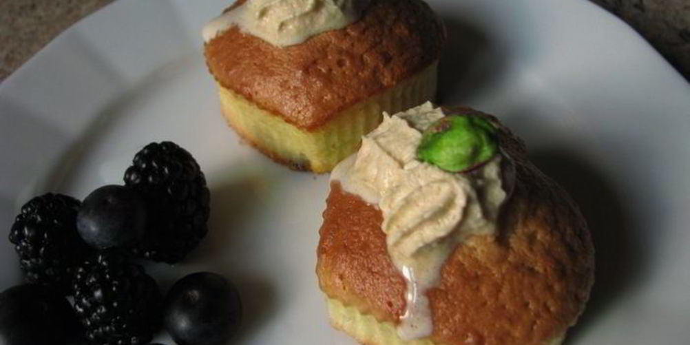 Рецепт кексиков фисташковых сердечек