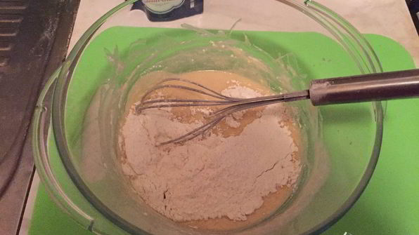 кексики с черничным джемом