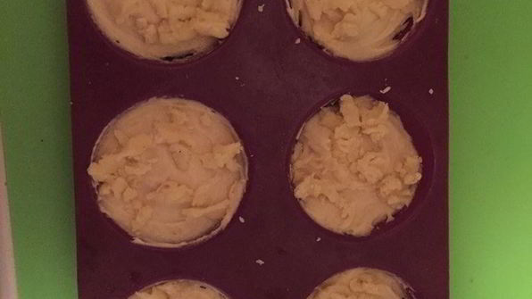 кексики с черничным джемом