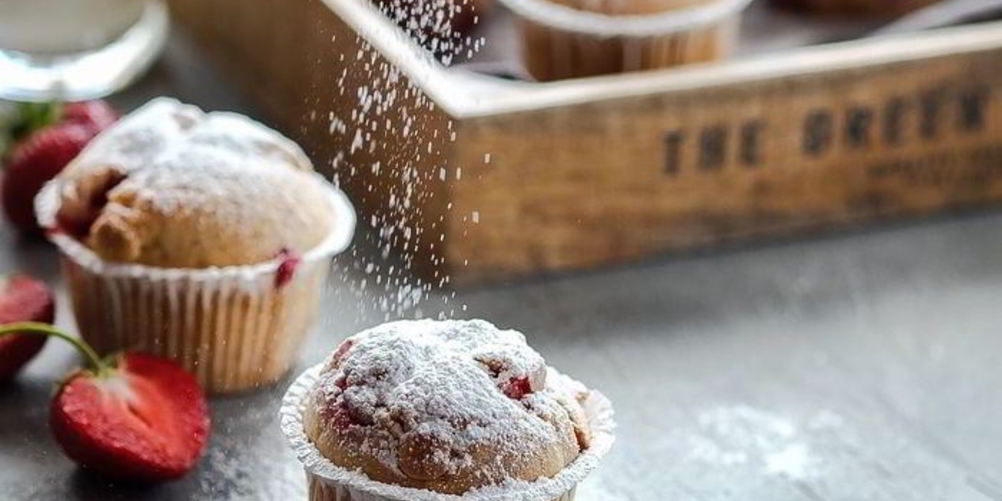 Рецепт кексов с клубникой и белым шоколадом