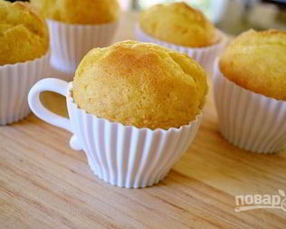 Кексы творожные в формочках