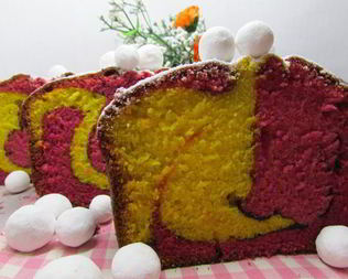 Малазийский красочный кекс