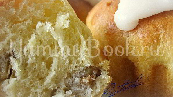 ромовая баба с глазурью