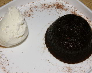 Шоколадный фондан