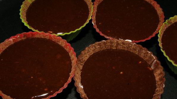 шоколадный фондан