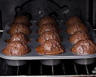 Шоколадный кекс пятиминутный