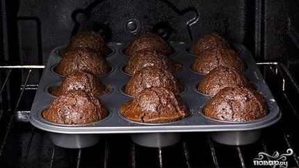 Шоколадный кекс пятиминутный