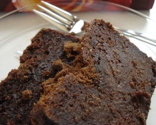 Шоколадный кекс с апельсиновой цедрой