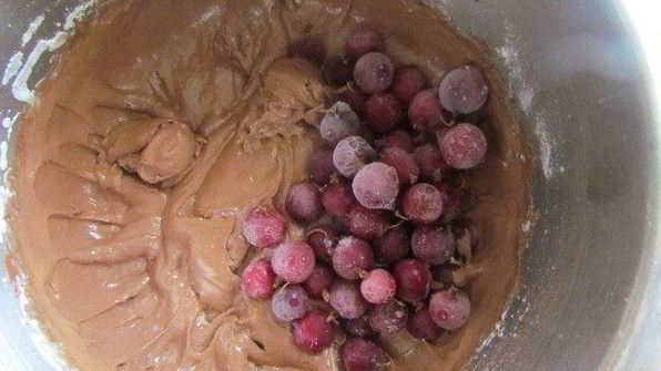 шоколадные кексы с крыжовником