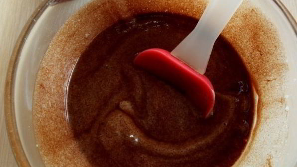 шоколадные кексы со сгущенкой